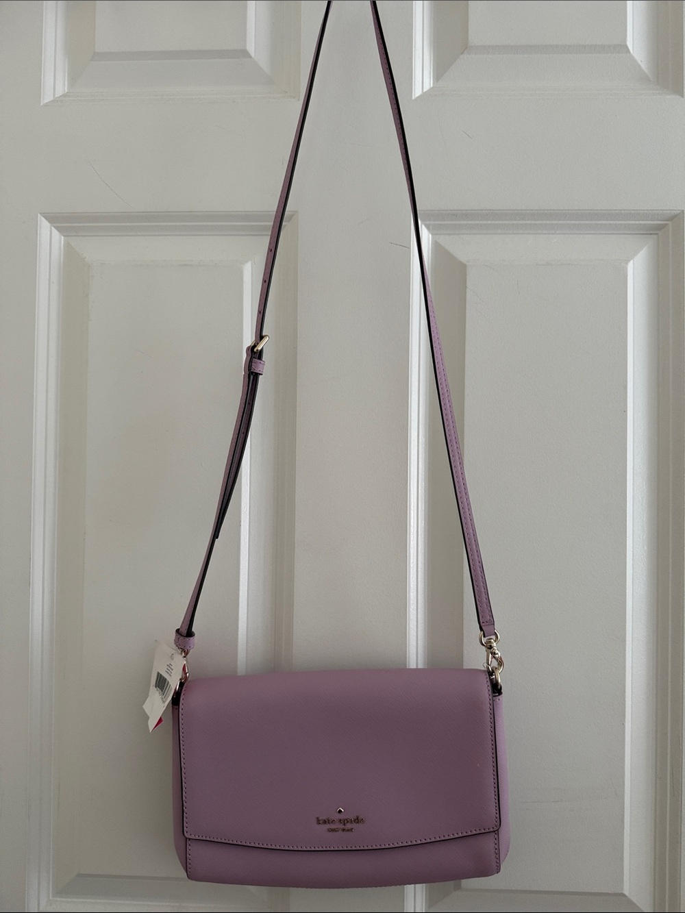 kate spade lavender leather crossbody bag